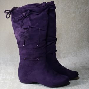 Rachelle Purple Boots
